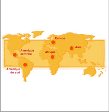 l'Unat dans le monde